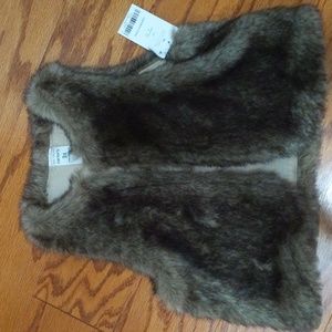 Baby fur vest